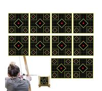 Papier de Tir | Feuilles Cibles en Papier 30x30 cm | d'exercice | pour Tir Intérieur Extérieur Jardin Entraînement Utilisation Récréative