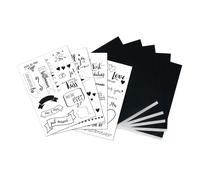 Papier De Transfert Avec Modèles "Liebe", 5xa4 Papier De Transfert+Modèles,