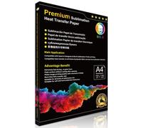 Papier de transfert de chaleur par sublimation MR.R Premium pour EPSON et Sawgrass 105gsm A4 8.25''X11.69'', 100 feuilles par paquet