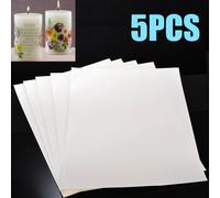 Papier De Transfert De Glissière D'Eau À Jet D'Encre, Format A4, Pratique À Utiliser, Papier De Glissière D'Eau Blanche Claire, Outil De Motif De Vêtements Pour Bricolage, 5 Pièces