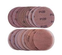Papier de verre à mailles, 30 disques ponçage 5 pouces 125 mm, auto-agrippants, abrasifs, anti-poussière, anti-blocage, for le bois et la voiture(150grit)