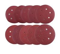 Papier De Verre Adhésif Disques abrasifs 6 pouces, trous de 150MM, grain 60-2000, papier verre floqué, ponceuse orbitale, crochet et boucle, en oxyde d'aluminium(100,15 Pcs)