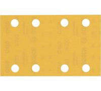 Bosch 10x Schleifpapier Expert C470 mit 8 Löchern (für Hartholz, Farbe auf Holz, 80x133 mm, Körnung 400, Professional Zubehör Schwingschleifer)