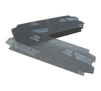 Papier de verre de Marshalltown, grain 120 (25 feuilles/sac), papier de verre, pour les poseurs de cloisons sèches, dimensions : 279x107 mm