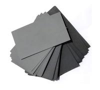 Papier de verre humide et sec, Lot de 10 feuilles de papier de verre sec et humide 138 x 75 mm, grains multiples for métal, verre, céramique, bois, mur(1500grit)