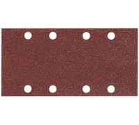 Papier de verre Makita Velcro, 93 x 185 mm, K100, 50 pces. 93 x 185 mm - K100 - 50 pces - 8 trous