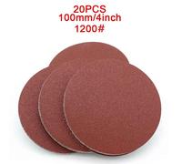 Papier De Verre Rond,Grain 40-2000grit,20 Pièces,Disque De Ponçage Spécial Pour Le Polissage Du Métal Et Du Bois - Type 1200 Grit
