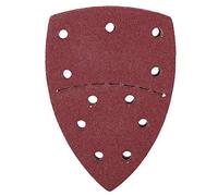 Papier de verre souris feuilles de ponçage pour ponceuse à paume 60 pièces papier abrasif d'alumine à revêtement ouvert de haute qualité pour bois métal plastique verre (60 mailles)