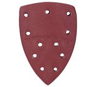 Papier de verre souris feuilles de ponçage pour ponceuse à paume 60 pièces papier abrasif d'alumine à revêtement ouvert de haute qualité pour bois métal plastique verre (180 mailles)