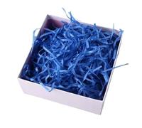 Papier déchiqueté pour boîtes-cadeaux, Papier raphia multicolore déchiqueté 300 g for garnir vos boîtes cadeaux, à bonbons et paniers garnis(Blu)