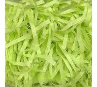 Papier déchiqueté pour remplir les paniers cadeaux Papier de remplissage déchiqueté froissé 100-500g multicolore(Fruit Green,200g)