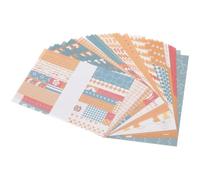 Papier Décoratif Feuilles 300 Pièces Vintage, Scrapbooking | Support à Écrire ou Dessiner, Résistant aux Plis, Ne Se Décolore Pas Facilement, Lot de Six Paquets