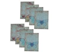 Papier Décoratif Vintage pour Scrapbooking et Cartes DIY Rétro | Motifs Clairs, Usage Origami et Décoration de Carnet, Lot Papier Kraft pour Créations Manuelles