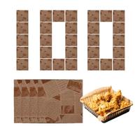 Papier d'emballage alimentaire, 100 feuilles de papier résistant à la graisse, 100 feuilles de papier pour emballer des aliments, 17,09 x 7,09 cm | Revêtements antiadhésifs pour paniers pour fêtes