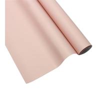 Papier d'emballage brouillard mat couleur unie papier fleuriste Bouquet fleur Art papier d'emballage rouleau épais 15 mètres(Light Pink)