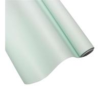 Papier d'emballage brouillard mat couleur unie papier fleuriste Bouquet fleur Art papier d'emballage rouleau épais 15 mètres(Cyan)