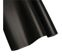 Papier d'emballage brouillard mat couleur unie papier fleuriste Bouquet fleur Art papier d'emballage rouleau épais 15 mètres(Black)