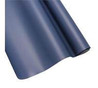 Papier d'emballage brouillard mat couleur unie papier fleuriste Bouquet fleur Art rouleau épais 15 mètres Pour Emballage Cadeau(Dark bue)