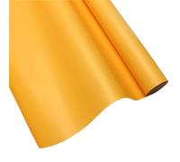 Papier d'emballage brouillard mat couleur unie papier fleuriste Bouquet fleur Art rouleau épais 15 mètres Pour Les Mariages(Golden)