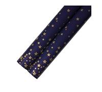 Papier d'emballage cadeau multicolore 10 pcs Christmas Wrapping Craft Paper Vintage Printed Gold Reindeer Brown Kraft 50x70cm(E)