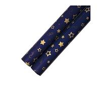 Papier d'emballage cadeau multicolore 10 pcs Christmas Wrapping Craft Paper Vintage Printed Gold Reindeer Brown Kraft 50x70cm(D)