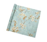 Papier d'emballage de fleurs dorées en relief, artisanat aluminium | Ensemble de 10 pièces, for des projets diversifiés de création artisanale(Mint)