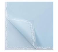 Papier d'emballage pour fleurs, Papier Cadeau Fleur 58x58cm Paquet De 20 Feuilles(Pure empty blue)