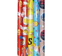 Papier d'emballage Sinterklaas - Papier cadeau Saint Nicolas - 5 rouleaux 200x70cm - Saint-Nicolas
