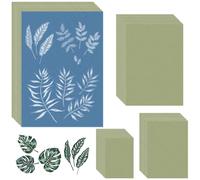 Papier d'impression nature sensible à la lumière pour adultes et enfants, format A4, A5, A6, 4 tailles, papier solaire, 100 feuilles de papier cyanotype pour maison, restaurant, café, décoration