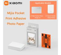 Papier d'imprimante de poche d'origine Xiaomi ZINK feuilles d'impression Photo auto-adhésives pour Mini imprimante Photo de poche de 3 pouces 50 pièces seulement papier 100pcs paper