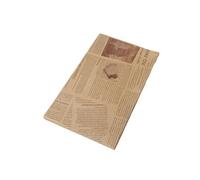 Papier Emballage Alimentaire Papier résistant à l'huile for emballer des hamburgers, du pain, aliments frits, sandwichs, friteuses, plaques de cuisson l'air, accessoires(Brown 23x33cm,300pcs)