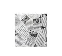 Papier Emballage Alimentaire Papier résistant à l'huile for emballer des hamburgers, du pain, aliments frits, sandwichs, friteuses, plaques de cuisson l'air, accessoires(White 25cm,300pcs)