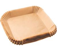 Papier ESSENTIELB Lot de 100 Feuilles Carrées Jetables Antiadhésif - Anti-salissure pour AirFryer et Four