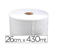 Papier essuie-mains industriel 26 cm de large x 400 m environ diamètre 33,5 cm pour le distributeur 46826