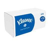 Papier essuie-mains pliage enchevêtré Kleenex Airflex Ultra - Carton de 1860