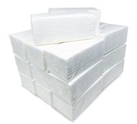 Papier essuie-mains plié en zigzag | Packs de réduction quantitatifs | Serviettes en papier de haute qualité pour distributeur
