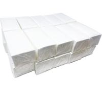 Papier essuie mains pliés en Z, 3000 feuilles blanc