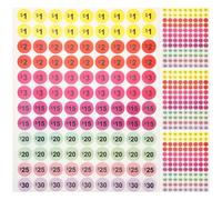 Papier Étiquettes de Prix 30 Feuilles de Vente | Distinction Claire des Articles, Attire L’attention des Clients, Usage Boutique et Magasin, Lot Pratique