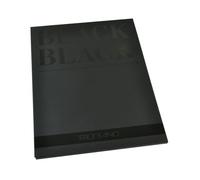 Fabriano Bloc Black – Papier, 1 côté collé – 9,5 x 12,5''