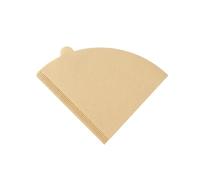 Papier Filtre À Café Conique Naturel Non Blanchi V02, Compatible Avec Hario, V60 Et Verseurs Sur Les Brasseurs, Filtres À Café Jetables De 2/4 Tasses(100Pcs)