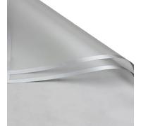 Papier Fleuriste 30 pièces de papier d'emballage fleurs brouillard | Matériel de bouquet de fleuriste d'emballage de meulage de rose à moitié transparente de cadeau(Silvery)