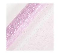 Papier floral Decor Packaging Gauze Mesh Party Bouquet Gift Box Paper Florists Supplies Materials(Light purple)