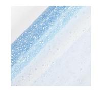 Papier floral Decor Packaging Gauze Mesh Party Bouquet Gift Box Paper Florists Supplies Materials(Sky blue)