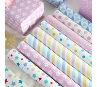 Papier floral Gift Wrap Flower Paper Dot Diagonal Colourful Paper for Party Birthday Decoration(Grass green)