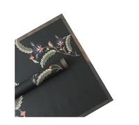 Papier floral Thickened Vintage Printed Cotton Velvet Craft Paper Valentine's Day Rose Packaging(B 38x53cm 10pcs)