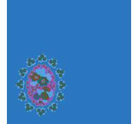 Papier Flower Power Médaillon