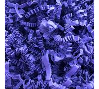 Papier frisé de calage "Fluffy" - Fibre biodégradable pour emballage cadeau - 25 couleurs - Papier recyclé antistatique - Pour paniers gourmands, colis, coffrets - Made in Europe (Lilas, 2.5KG)