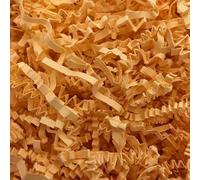 Papier frisé de calage "Fluffy" - Fibre biodégradable pour emballage cadeau - 25 couleurs - Papier recyclé antistatique - Pour paniers gourmands, colis, coffrets - Made in Europe (Vanille, 1KG)