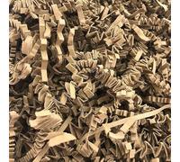 Papier frisé de calage "Fluffy" - Fibre biodégradable pour emballage cadeau - 25 couleurs - Papier recyclé antistatique - Pour paniers gourmands, colis, coffrets - Made in Europe (Naturel, 1KG)