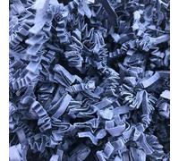 Papier frisé de calage "Fluffy" - Fibre biodégradable pour emballage cadeau - 25 couleurs - Papier recyclé antistatique - Pour paniers gourmands, colis, coffrets - Made in Europe (Bleu Marine, 2.5KG)